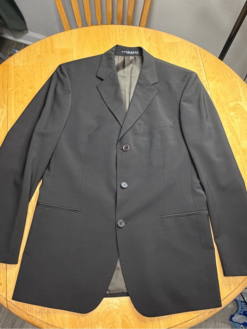 Hugo Boss Brown Men's Three-Button Blazer Pants 33x33 Jacket 38R